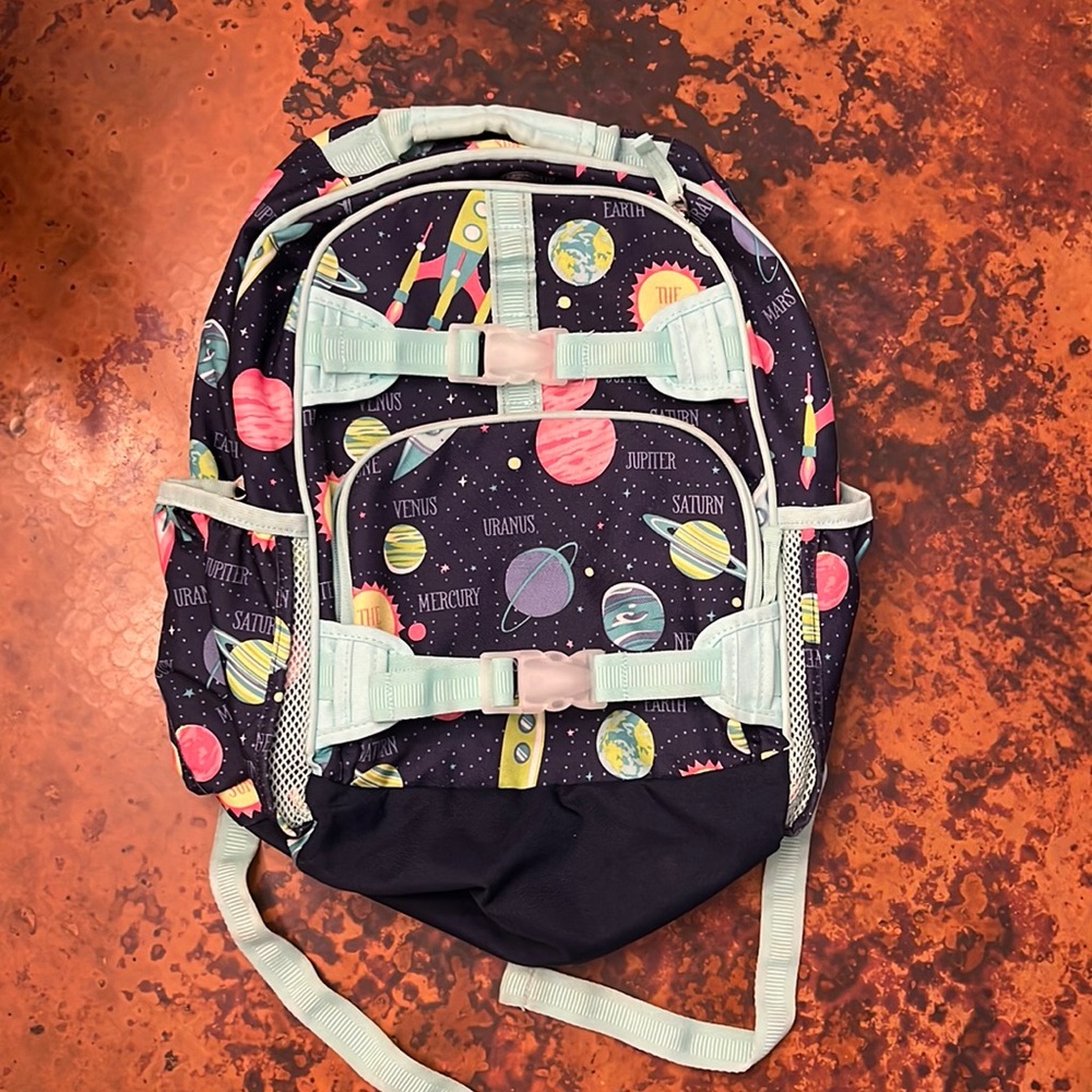 Pottery Barn Kids planet backpack